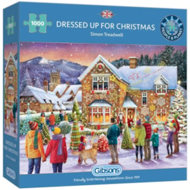Gibsons Dressing Up For Christmas Puzzle 1000pc (G6373)