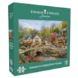 Gibsons Thomas Kinkade Summer In Cobblestone Village Puzzle 1000pc Gibsons Thomas Kinkade Summer In Cobblestone Village Puzzle 1000pc