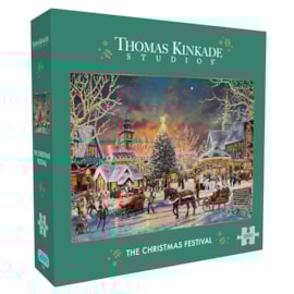 Gibsons Thomas Kinkade: The Christmas Festival (1000) Puzzle Gibsons Thomas Kinkade: The Christmas Festival (1000) Puzzle