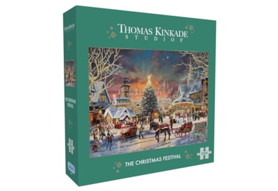 Gibsons Thomas Kinkade: The Christmas Festival (1000) Puzzle