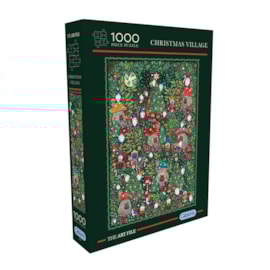 Gibsons The Art File: Christmas Village (1000) Puzzle