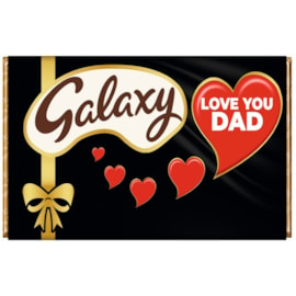 Galaxy Milk Choc Bar w Love You Dad Sleeve 100g (GAL01)