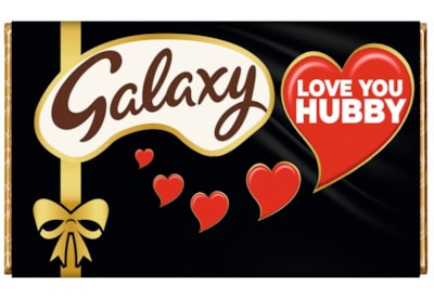 Galaxy Milk Choc Bar w Love You Hubby Sleeve 100g (GAL703)