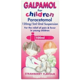 Galpharm Childrens Paracetamol Suspension 100ml Galpharm Childrens Paracetamol Suspension 100ml