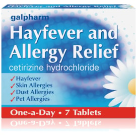 Galpharm Hayfever & Allergy Cetirizine (blue) 7s (GHT)