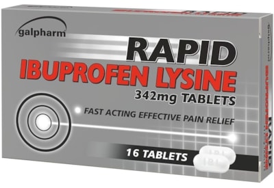 Galpharm Ibuprofen Rapid Tablets 16's Galpharm Ibuprofen Rapid Tablets 16's