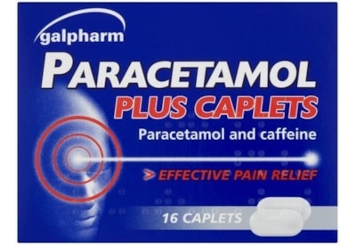 Galpharm Paracetamol Plus Caplets 16s Galpharm Paracetamol Plus Caplets 16s