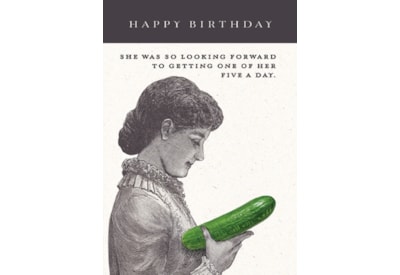 Ling One Of Her Five A Day Birthday Card Ling One Of Her Five A Day Birthday Card