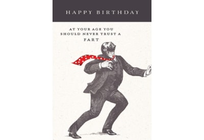 Ling Never Trust A Fart Birthday Card Ling Never Trust A Fart Birthday Card