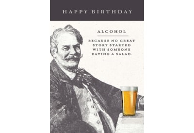 Ling Time For Salad Birthday Card Ling Time For Salad Birthday Card