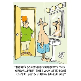 Ling Mirror Birthday Card Ling Mirror Birthday Card