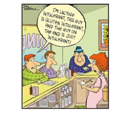 Ling Intolerance Birthday Card Ling Intolerance Birthday Card