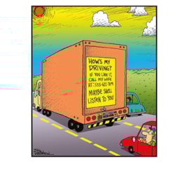 Ling Driving Review Birthday Card