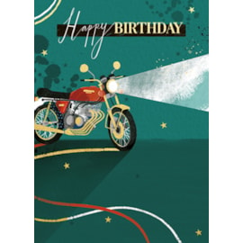 Blake & Blot Motorbike Birthday Card (GH1246)
