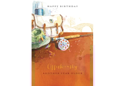 Mans World Gone Fishing Birthday Card Mans World Gone Fishing Birthday Card