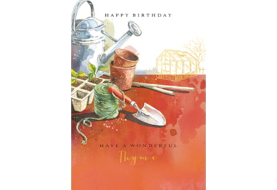 Mans World Wonderful Thyme Birthday Card (GH1261)
