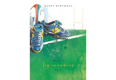 Mans World Try-mendous Day Birthday Card Mans World Try-mendous Day Birthday Card