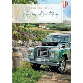 Ling Country Drive Birthday Card