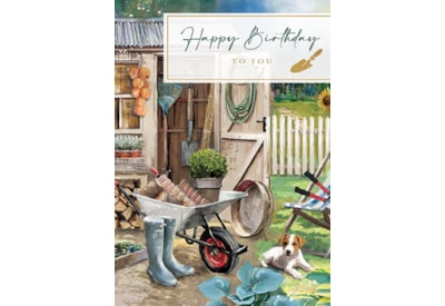 Ling A Day In The Garden Birthday Card Ling A Day In The Garden Birthday Card