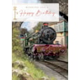 Ling All Aboard Birthday Card
