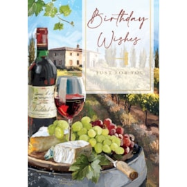 Ling Wine O'Clock Birthday Card Ling Wine O'Clock Birthday Card