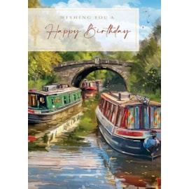 Ling A Day On The River Birthday Card Ling A Day On The River Birthday Card