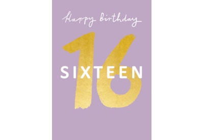 Happy 16th Female Birthday Card (GHB417)