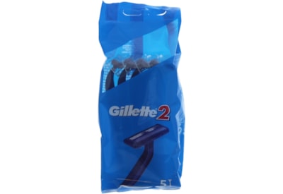 Gillette 2 Disposable Razors 5s (TOGIL263)