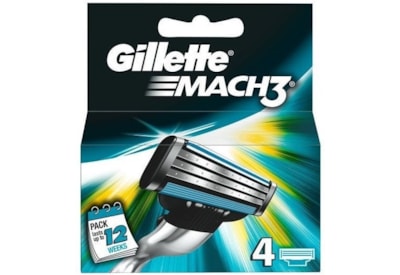 Gillette Mach 3 Blades 4s (TOGM3058)
