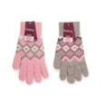 rjm Ladies Fairisle Wool Mix Gloves rjm Ladies Fairisle Wool Mix Gloves
