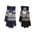 Mens Jacquard Gloves w Touch Screen Mens Jacquard Gloves w Touch Screen