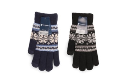 Mens Jacquard Gloves w Touch Screen Mens Jacquard Gloves w Touch Screen