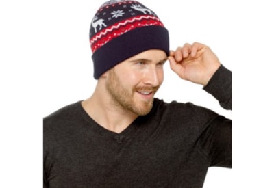 Adult Knitted Christmas Beanie Hat Adult Knitted Christmas Beanie Hat