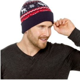 Adult Knitted Christmas Beanie Hat Adult Knitted Christmas Beanie Hat