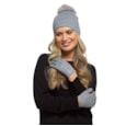 Ladies Hat w Pom Pom & Glove Set Ladies Hat w Pom Pom & Glove Set
