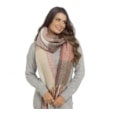 Ladies Pink Check Scarf