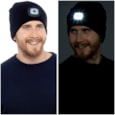 rjm Adults Black Led Beanie Hat rjm Adults Black Led Beanie Hat