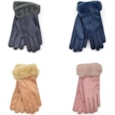 rjm Ladies Sherpa Lined Gloves Asstd Colours (GL861)