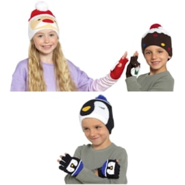 rjm Kids Christmas Hat & Mitten Set (GL901B)