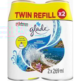 Glade Auto Spray Twin Refill Ocean 269ml Glade Auto Spray Twin Refill Ocean 269ml