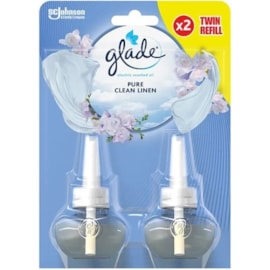 Glade Plug In Refill Clean Linen Twin 2x20ml Glade Plug In Refill Clean Linen Twin 2x20ml