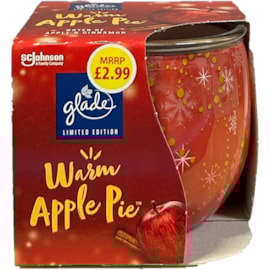 Glade Candle Warm Apple Pmp 2.99 120g Glade Candle Warm Apple Pmp 2.99 120g