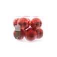 Glass Baublesx10 Christmas Red 60mm (140138)