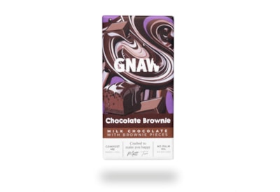 Gnaw Milk Chocolate Brownie Bar 80g Gnaw Milk Chocolate Brownie Bar 80g
