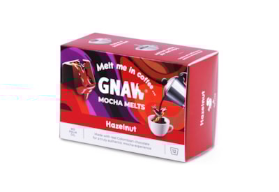 Gnaw Mocha Melts Hazelnut 12s 240g Gnaw Mocha Melts Hazelnut 12s 240g