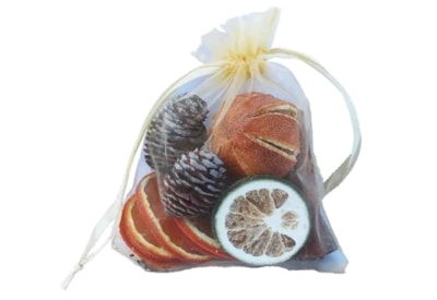 Jormaepourri Fruit Organza Bag Potpourri Gold (X04A)