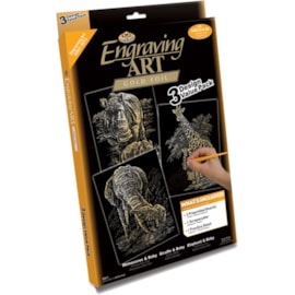 Royal Brush Gold Engraving Art Activity Set 3 Pack (GOLF-SET3)