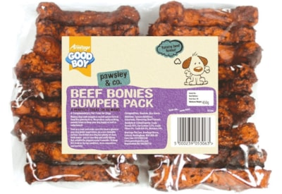 Good Boy 4" Beef Bonies 18s 450g Good Boy 4" Beef Bonies 18s 450g