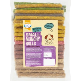 Good Boy 5" x 9mm Assorted Munchy Rolls 100s 900g Good Boy 5" x 9mm Assorted Munchy Rolls 100s 900g