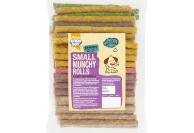 Good Boy 5" x 9mm Assorted Munchy Rolls 100s 900g Good Boy 5" x 9mm Assorted Munchy Rolls 100s 900g